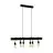 Eglo Pendelleuchte Townshend 6 Stahl Schwarz | IP20 - Geeignet für 6x E27 