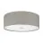 Eglo Plafonnier Pasteri Acier Nickel Satiné | IP20 - Convient pour 3x E27 