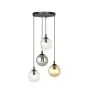 Emibig Suspension Luminaire Cosmo Acier Noir | Convient pour 4x E14 - Max 10W